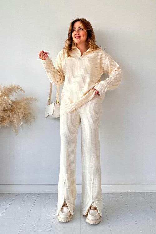 ZIPPER HIGHNECK TRACK SUIT