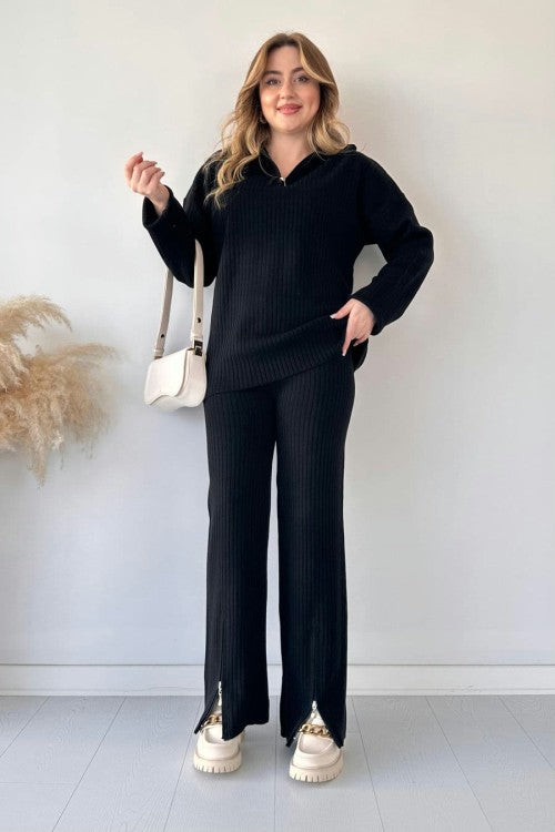 ZIPPER HIGHNECK TRACK SUIT