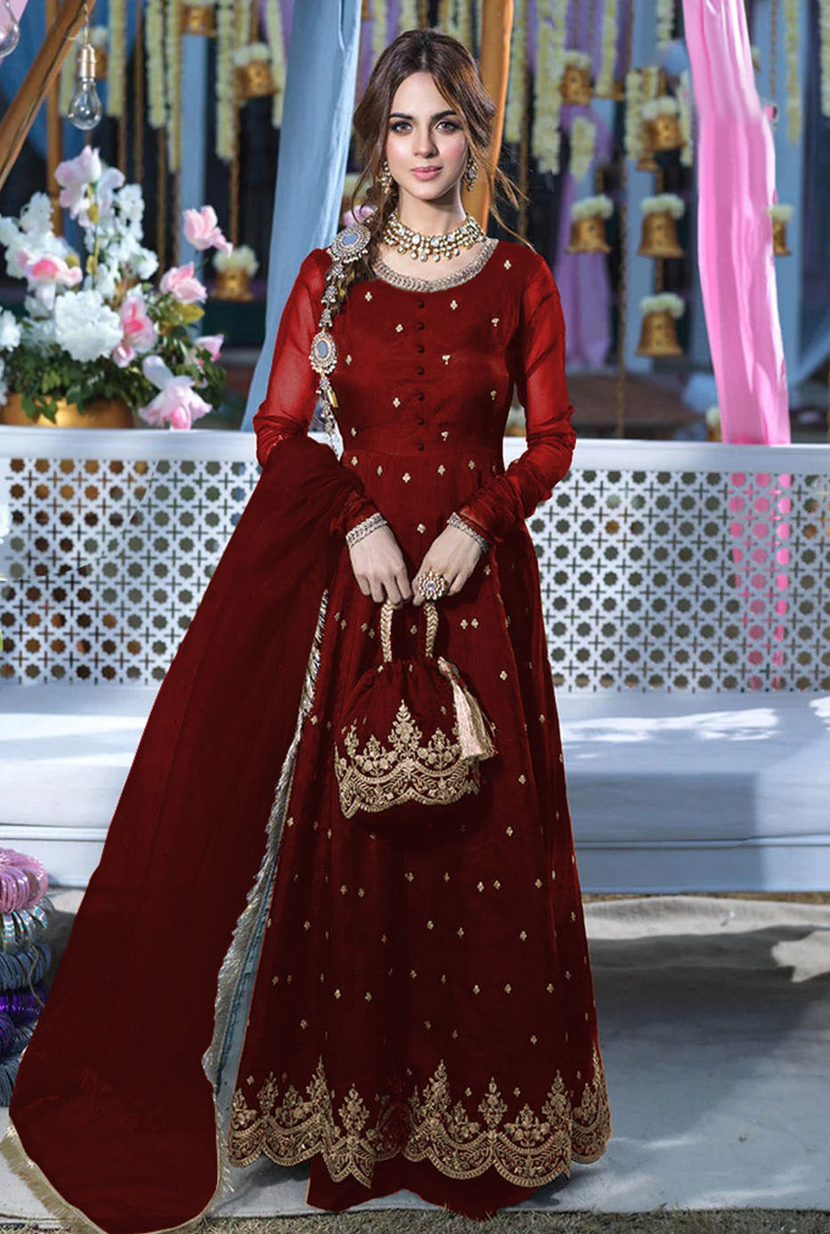 FRONT EMBROIDERY MAXI