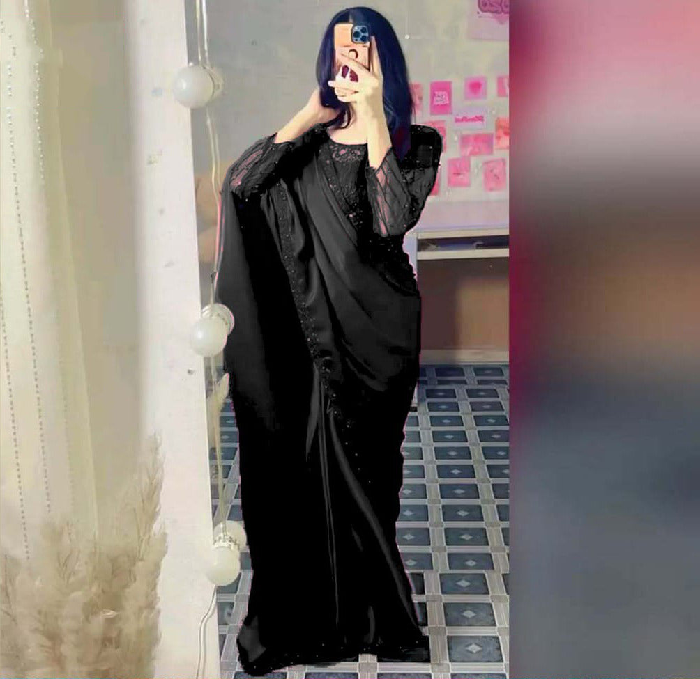 SEQUENCE EMBROIDERY SILK SAREE