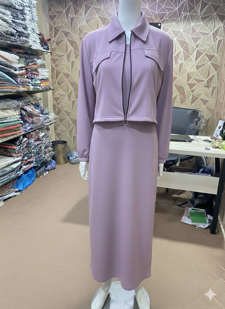 FRONT STRAIGHT ZIPPER JACKET