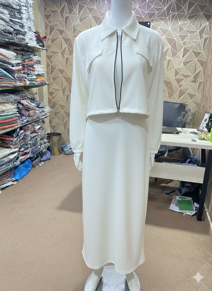 FRONT STRAIGHT ZIPPER JACKET