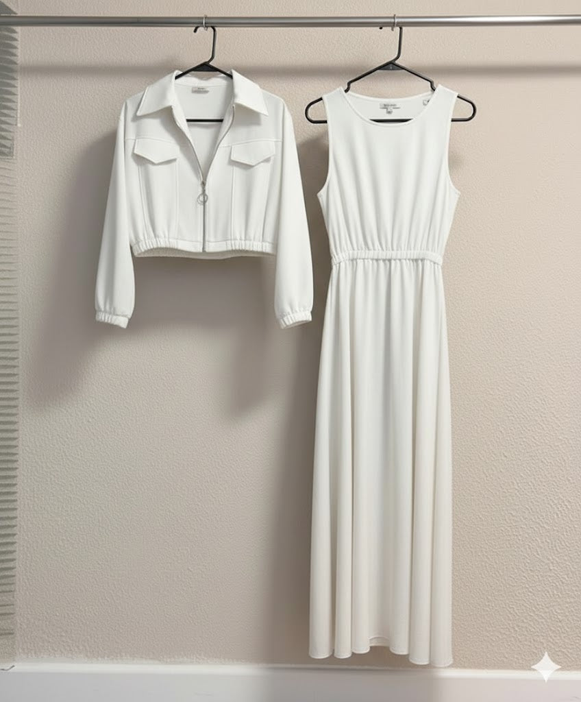 FRONT STRAIGHT ZIPPER JACKET