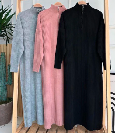 LONG BODY CONE DRESS