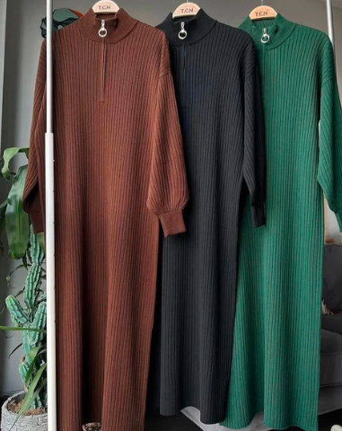 LONG BODY CONE DRESS