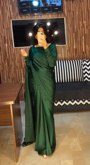 SILK NECLACE STITCH SAREE