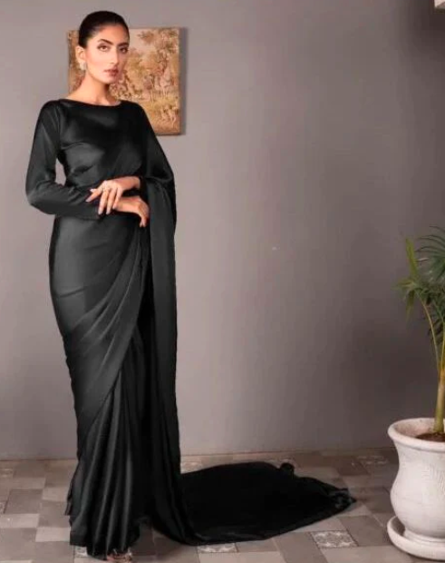 SILK NECLACE STITCH SAREE