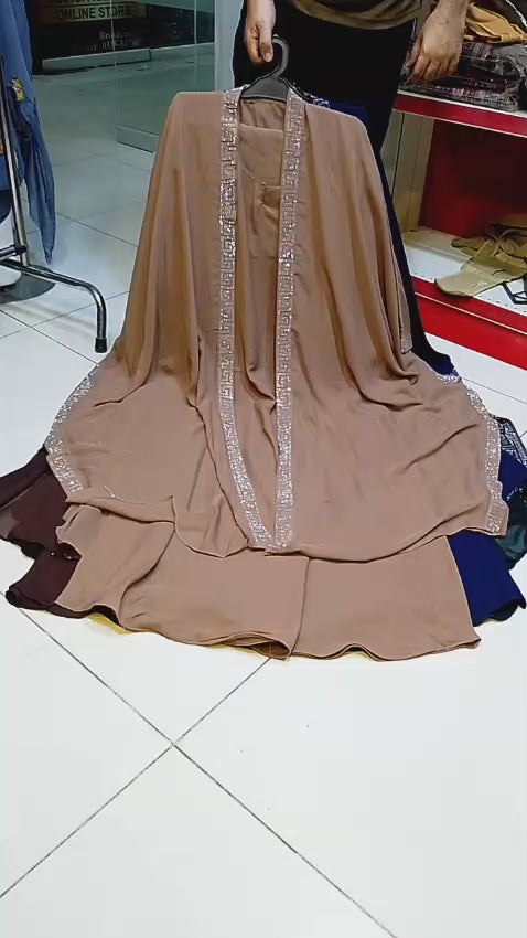 FANCY DIAMOND ABAYA